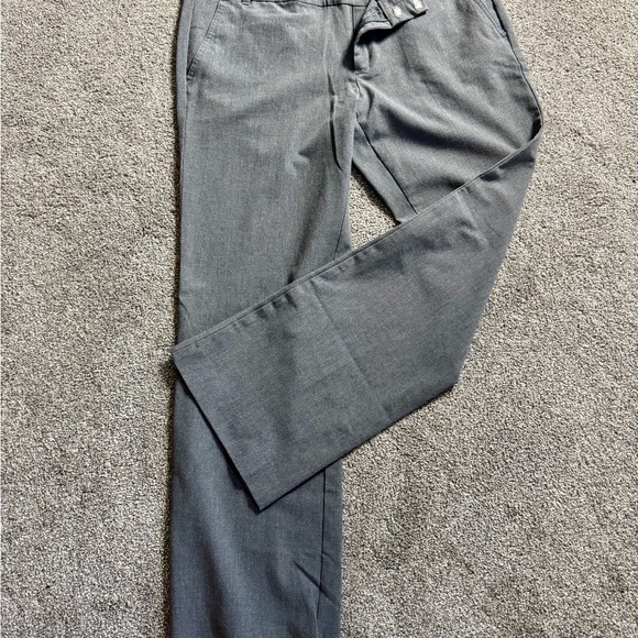 Old Navy Brown and Gray Trousers Smooth Flat Front - Picture 3 of 8